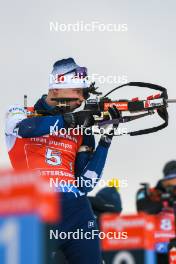 25.11.2023, Oestersund, Sweden, (SWE): Tuomas Harjula (FIN) - IBU World Cup Biathlon, single mixed relay, Oestersund (SWE). www.nordicfocus.com. © Authamayou/NordicFocus. Every downloaded picture is fee-liable.