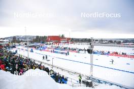 25.11.2023, Oestersund, Sweden, (SWE): Feature: Venue, stands, fans, opening - IBU World Cup Biathlon, single mixed relay, Oestersund (SWE). www.nordicfocus.com. © Authamayou/NordicFocus. Every downloaded picture is fee-liable.