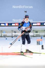 02.12.2023, Oestersund, Sweden, (SWE): Johannes Dale-Skjevdal (NOR) - IBU World Cup Biathlon, sprint men, Oestersund (SWE). www.nordicfocus.com. © Manzoni/NordicFocus. Every downloaded picture is fee-liable.