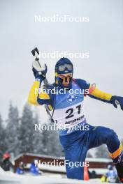 02.12.2023, Oestersund, Sweden, (SWE): Anton Ivarsson (SWE) - IBU World Cup Biathlon, sprint men, Oestersund (SWE). www.nordicfocus.com. © Authamayou/NordicFocus. Every downloaded picture is fee-liable.