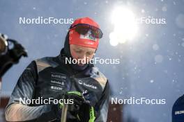 02.12.2023, Oestersund, Sweden, (SWE): Sebastian Stalder (SUI) - IBU World Cup Biathlon, sprint men, Oestersund (SWE). www.nordicfocus.com. © Manzoni/NordicFocus. Every downloaded picture is fee-liable.