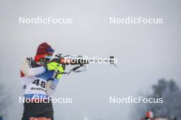 02.12.2023, Oestersund, Sweden, (SWE): Dajan Danuser (SUI) - IBU World Cup Biathlon, sprint men, Oestersund (SWE). www.nordicfocus.com. © Authamayou/NordicFocus. Every downloaded picture is fee-liable.