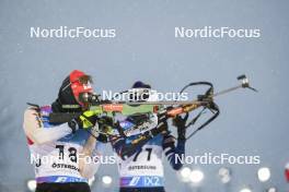 02.12.2023, Oestersund, Sweden, (SWE): Sebastian Stalder (SUI) - IBU World Cup Biathlon, sprint men, Oestersund (SWE). www.nordicfocus.com. © Authamayou/NordicFocus. Every downloaded picture is fee-liable.