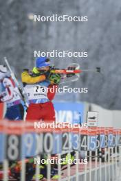 02.12.2023, Oestersund, Sweden, (SWE): Thierry Langer (BEL) - IBU World Cup Biathlon, sprint men, Oestersund (SWE). www.nordicfocus.com. © Authamayou/NordicFocus. Every downloaded picture is fee-liable.