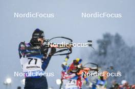 02.12.2023, Oestersund, Sweden, (SWE): Eric Perrot (FRA) - IBU World Cup Biathlon, sprint men, Oestersund (SWE). www.nordicfocus.com. © Authamayou/NordicFocus. Every downloaded picture is fee-liable.