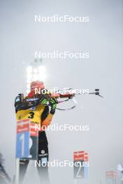 02.12.2023, Oestersund, Sweden, (SWE): Roman Rees (GER) - IBU World Cup Biathlon, sprint men, Oestersund (SWE). www.nordicfocus.com. © Authamayou/NordicFocus. Every downloaded picture is fee-liable.