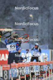 02.12.2023, Oestersund, Sweden, (SWE): Jake Brown (USA) - IBU World Cup Biathlon, sprint men, Oestersund (SWE). www.nordicfocus.com. © Authamayou/NordicFocus. Every downloaded picture is fee-liable.