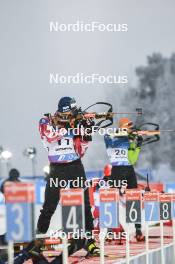 02.12.2023, Oestersund, Sweden, (SWE): David Komatz (AUT) - IBU World Cup Biathlon, sprint men, Oestersund (SWE). www.nordicfocus.com. © Authamayou/NordicFocus. Every downloaded picture is fee-liable.