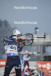 02.12.2023, Oestersund, Sweden, (SWE): Fabien Claude (FRA) - IBU World Cup Biathlon, sprint men, Oestersund (SWE). www.nordicfocus.com. © Authamayou/NordicFocus. Every downloaded picture is fee-liable.