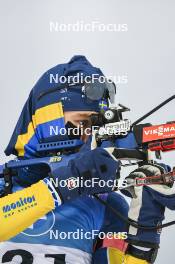 02.12.2023, Oestersund, Sweden, (SWE): Anton Ivarsson (SWE) - IBU World Cup Biathlon, sprint men, Oestersund (SWE). www.nordicfocus.com. © Authamayou/NordicFocus. Every downloaded picture is fee-liable.