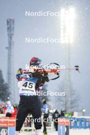 02.12.2023, Oestersund, Sweden, (SWE): Johannes Dale-Skjevdal (NOR) - IBU World Cup Biathlon, sprint men, Oestersund (SWE). www.nordicfocus.com. © Authamayou/NordicFocus. Every downloaded picture is fee-liable.
