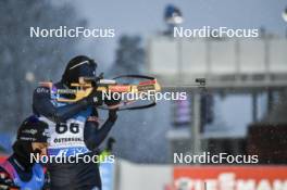 02.12.2023, Oestersund, Sweden, (SWE): Elia Zeni (ITA) - IBU World Cup Biathlon, sprint men, Oestersund (SWE). www.nordicfocus.com. © Authamayou/NordicFocus. Every downloaded picture is fee-liable.