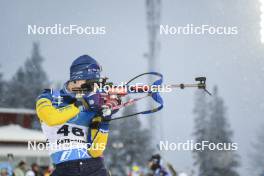 02.12.2023, Oestersund, Sweden, (SWE): Oskar Brandt (SWE) - IBU World Cup Biathlon, sprint men, Oestersund (SWE). www.nordicfocus.com. © Authamayou/NordicFocus. Every downloaded picture is fee-liable.