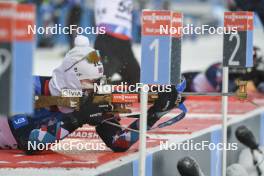 02.12.2023, Oestersund, Sweden, (SWE): Sturla Holm Laegreid (NOR) - IBU World Cup Biathlon, sprint men, Oestersund (SWE). www.nordicfocus.com. © Authamayou/NordicFocus. Every downloaded picture is fee-liable.