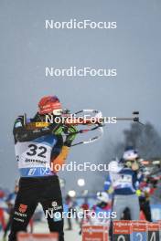 02.12.2023, Oestersund, Sweden, (SWE): Benedikt Doll (GER) - IBU World Cup Biathlon, sprint men, Oestersund (SWE). www.nordicfocus.com. © Authamayou/NordicFocus. Every downloaded picture is fee-liable.