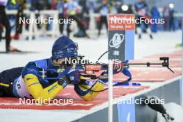 02.12.2023, Oestersund, Sweden, (SWE): Sebastian Samuelsson (SWE) - IBU World Cup Biathlon, sprint men, Oestersund (SWE). www.nordicfocus.com. © Authamayou/NordicFocus. Every downloaded picture is fee-liable.