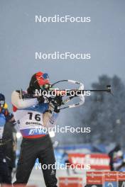 02.12.2023, Oestersund, Sweden, (SWE): Niklas Hartweg (SUI) - IBU World Cup Biathlon, sprint men, Oestersund (SWE). www.nordicfocus.com. © Authamayou/NordicFocus. Every downloaded picture is fee-liable.