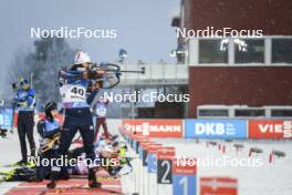 02.12.2023, Oestersund, Sweden, (SWE): Fabien Claude (FRA) - IBU World Cup Biathlon, sprint men, Oestersund (SWE). www.nordicfocus.com. © Authamayou/NordicFocus. Every downloaded picture is fee-liable.