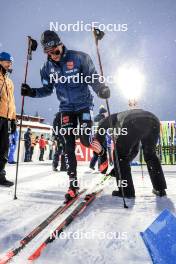 02.12.2023, Oestersund, Sweden, (SWE): Justus Strelow (GER) - IBU World Cup Biathlon, sprint men, Oestersund (SWE). www.nordicfocus.com. © Manzoni/NordicFocus. Every downloaded picture is fee-liable.