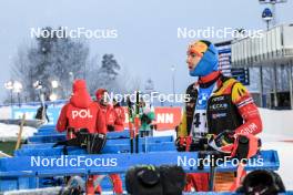 02.12.2023, Oestersund, Sweden, (SWE): Florent Claude (BEL) - IBU World Cup Biathlon, sprint men, Oestersund (SWE). www.nordicfocus.com. © Manzoni/NordicFocus. Every downloaded picture is fee-liable.