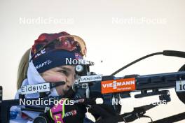 01.12.2023, Oestersund, Sweden, (SWE): Juni Arnekleiv (NOR) - IBU World Cup Biathlon, sprint women, Oestersund (SWE). www.nordicfocus.com. © Authamayou/NordicFocus. Every downloaded picture is fee-liable.