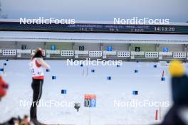 01.12.2023, Oestersund, Sweden, (SWE): Amy Baserga (SUI) - IBU World Cup Biathlon, sprint women, Oestersund (SWE). www.nordicfocus.com. © Manzoni/NordicFocus. Every downloaded picture is fee-liable.