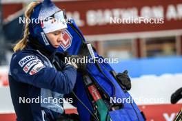 01.12.2023, Oestersund, Sweden, (SWE): Suvi Minkkinen (FIN) - IBU World Cup Biathlon, sprint women, Oestersund (SWE). www.nordicfocus.com. © Manzoni/NordicFocus. Every downloaded picture is fee-liable.