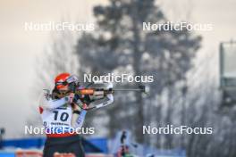 01.12.2023, Oestersund, Sweden, (SWE): Lena Haecki-Gross (SUI) - IBU World Cup Biathlon, sprint women, Oestersund (SWE). www.nordicfocus.com. © Authamayou/NordicFocus. Every downloaded picture is fee-liable.