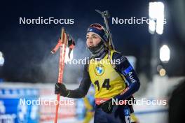 01.12.2023, Oestersund, Sweden, (SWE): Lisa Vittozzi (ITA) - IBU World Cup Biathlon, sprint women, Oestersund (SWE). www.nordicfocus.com. © Manzoni/NordicFocus. Every downloaded picture is fee-liable.