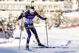 09.12.2023, Hochfilzen, Austria (AUT): Eric Perrot (FRA) - IBU World Cup Biathlon, pursuit men, Hochfilzen (AUT). www.nordicfocus.com. © Manzoni/NordicFocus. Every downloaded picture is fee-liable.