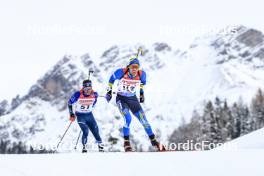 08.12.2023, Hochfilzen, Austria (AUT): Jake Brown (USA), Artem Pryma (UKR), (l-r) - IBU World Cup Biathlon, sprint men, Hochfilzen (AUT). www.nordicfocus.com. © Manzoni/NordicFocus. Every downloaded picture is fee-liable.