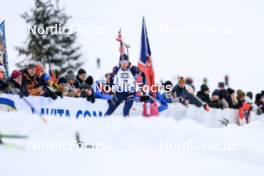 08.12.2023, Hochfilzen, Austria (AUT): Justine Braisaz-Bouchet (FRA) - IBU World Cup Biathlon, sprint women, Hochfilzen (AUT). www.nordicfocus.com. © Manzoni/NordicFocus. Every downloaded picture is fee-liable.