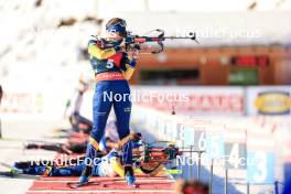 16.12.2023, Lenzerheide, Switzerland (SUI): Elvira Oeberg (SWE) - IBU World Cup Biathlon, pursuit women, Lenzerheide (SUI). www.nordicfocus.com. © Manzoni/NordicFocus. Every downloaded picture is fee-liable.