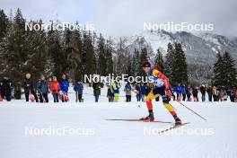 15.12.2023, Lenzerheide, Switzerland (SUI): Florent Claude (BEL) - IBU World Cup Biathlon, sprint men, Lenzerheide (SUI). www.nordicfocus.com. © Manzoni/NordicFocus. Every downloaded picture is fee-liable.