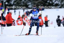 15.12.2023, Lenzerheide, Switzerland (SUI): Didier Bionaz (ITA) - IBU World Cup Biathlon, sprint men, Lenzerheide (SUI). www.nordicfocus.com. © Manzoni/NordicFocus. Every downloaded picture is fee-liable.