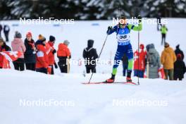 15.12.2023, Lenzerheide, Switzerland (SUI): Anton Vidmar (SLO) - IBU World Cup Biathlon, sprint men, Lenzerheide (SUI). www.nordicfocus.com. © Manzoni/NordicFocus. Every downloaded picture is fee-liable.