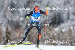 15.12.2023, Lenzerheide, Switzerland (SUI): Johannes Kuehn (GER) - IBU World Cup Biathlon, sprint men, Lenzerheide (SUI). www.nordicfocus.com. © Manzoni/NordicFocus. Every downloaded picture is fee-liable.