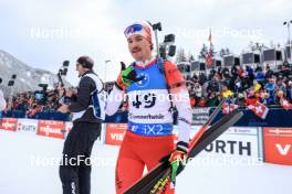 15.12.2023, Lenzerheide, Switzerland (SUI): Adam Runnalls (CAN) - IBU World Cup Biathlon, sprint men, Lenzerheide (SUI). www.nordicfocus.com. © Manzoni/NordicFocus. Every downloaded picture is fee-liable.