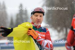 13.12.2023, Lenzerheide, Switzerland (SUI): Simon Eder (AUT) - IBU World Cup Biathlon, training, Lenzerheide (SUI). www.nordicfocus.com. © Manzoni/NordicFocus. Every downloaded picture is fee-liable.