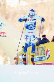 06.01.2023, Val di Fiemme, Italy (ITA): Calle Halfvarsson (SWE) - FIS world cup cross-country, tour de ski, individual sprint, Val di Fiemme (ITA). www.nordicfocus.com. © Barbieri/NordicFocus. Every downloaded picture is fee-liable.