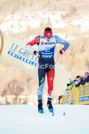 06.01.2023, Val di Fiemme, Italy (ITA): Antoine Cyr (CAN) - FIS world cup cross-country, tour de ski, individual sprint, Val di Fiemme (ITA). www.nordicfocus.com. © Barbieri/NordicFocus. Every downloaded picture is fee-liable.