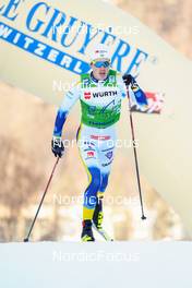 06.01.2023, Val di Fiemme, Italy (ITA): William Poromaa (SWE) - FIS world cup cross-country, tour de ski, individual sprint, Val di Fiemme (ITA). www.nordicfocus.com. © Barbieri/NordicFocus. Every downloaded picture is fee-liable.