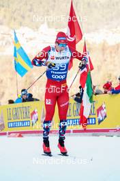 06.01.2023, Val di Fiemme, Italy (ITA): Simen Hegstad Krueger (NOR) - FIS world cup cross-country, tour de ski, individual sprint, Val di Fiemme (ITA). www.nordicfocus.com. © Barbieri/NordicFocus. Every downloaded picture is fee-liable.