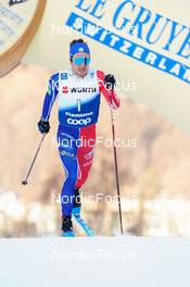 06.01.2023, Val di Fiemme, Italy (ITA): Jules Lapierre (FRA) - FIS world cup cross-country, tour de ski, individual sprint, Val di Fiemme (ITA). www.nordicfocus.com. © Barbieri/NordicFocus. Every downloaded picture is fee-liable.