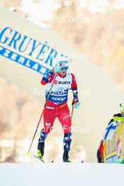 06.01.2023, Val di Fiemme, Italy (ITA): Sindre Bjoernestad Skar (NOR) - FIS world cup cross-country, tour de ski, individual sprint, Val di Fiemme (ITA). www.nordicfocus.com. © Barbieri/NordicFocus. Every downloaded picture is fee-liable.