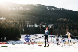 07.01.2023, Val di Fiemme, Italy (ITA): Katharina Hennig (GER), Frida Karlsson (SWE), Kerttu Niskanen (FIN), Rosie Brennan (USA), (l-r)  - FIS world cup cross-country, tour de ski, mass, Val di Fiemme (ITA). www.nordicfocus.com. © Modica/NordicFocus. Every downloaded picture is fee-liable.