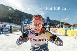 07.01.2023, Val di Fiemme, Italy (ITA): Katharina Hennig (GER) - FIS world cup cross-country, tour de ski, mass, Val di Fiemme (ITA). www.nordicfocus.com. © Modica/NordicFocus. Every downloaded picture is fee-liable.