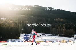 07.01.2023, Val di Fiemme, Italy (ITA): Delphine Claudel (FRA) - FIS world cup cross-country, tour de ski, mass, Val di Fiemme (ITA). www.nordicfocus.com. © Modica/NordicFocus. Every downloaded picture is fee-liable.