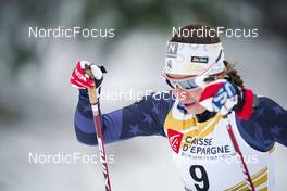 27.01.2023, Les Rousses, France (FRA): Julia Kern (USA) - FIS world cup cross-country, 10km, Les Rousses (FRA). www.nordicfocus.com. © Thibaut/NordicFocus. Every downloaded picture is fee-liable.