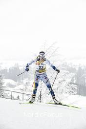 27.01.2023, Les Rousses, France (FRA): Ebba Andersson (SWE) - FIS world cup cross-country, 10km, Les Rousses (FRA). www.nordicfocus.com. © Authamayou/NordicFocus. Every downloaded picture is fee-liable.